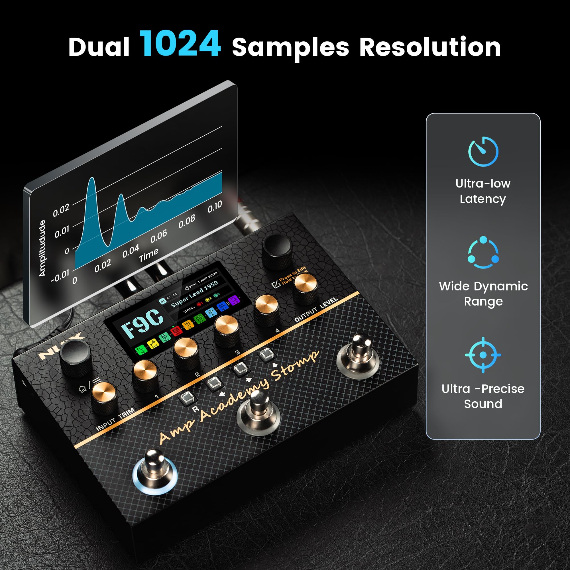 Amazon.com: NUX Amp Academy Stomp Compact Amp Modeler, Multi